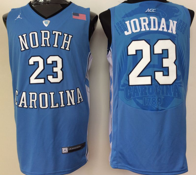 NCAA Men North Carolina Tar Heels Blue 23->ncaa teams->NCAA Jersey